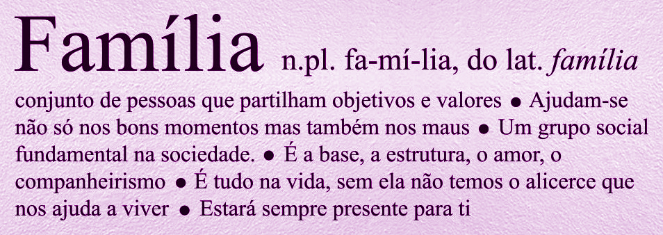 Qual o significado de família